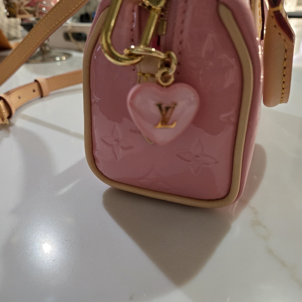 Louis Vuitton Pink Mini Bag with Gold Accents - Picture 5 of 7